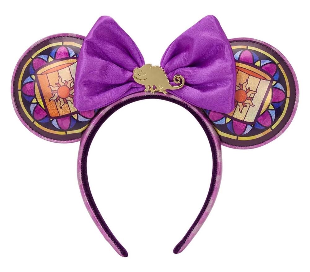Loungefly Disney Princess Stained Glass Collection Rapunzel Ears NWT